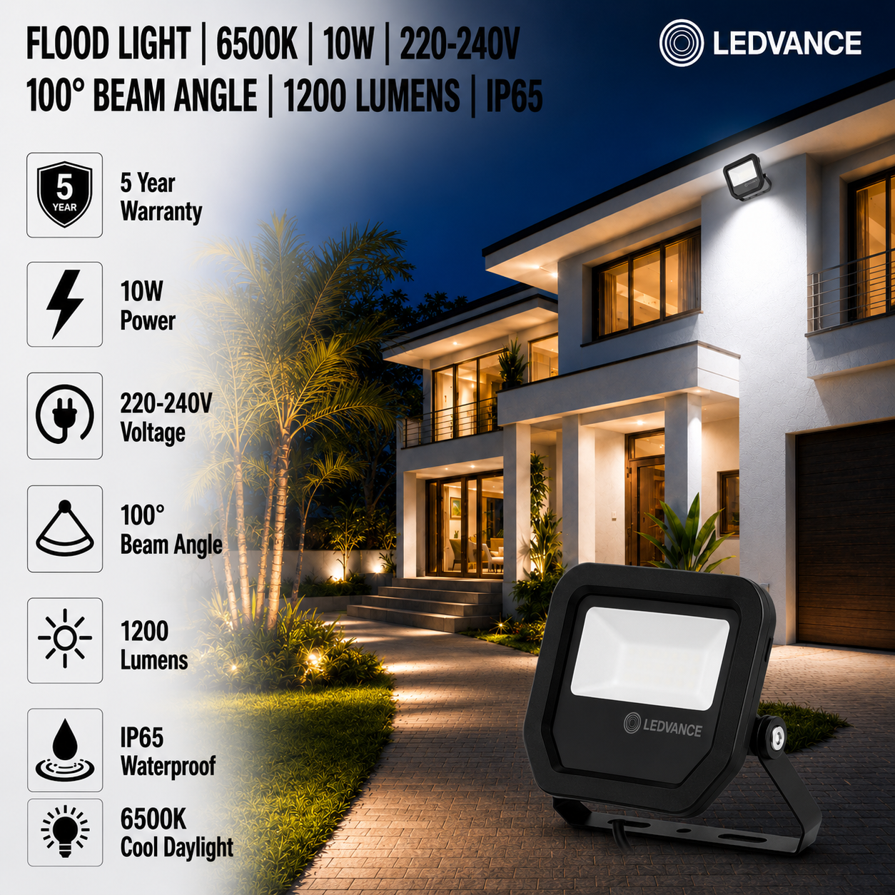 led flood light 10w