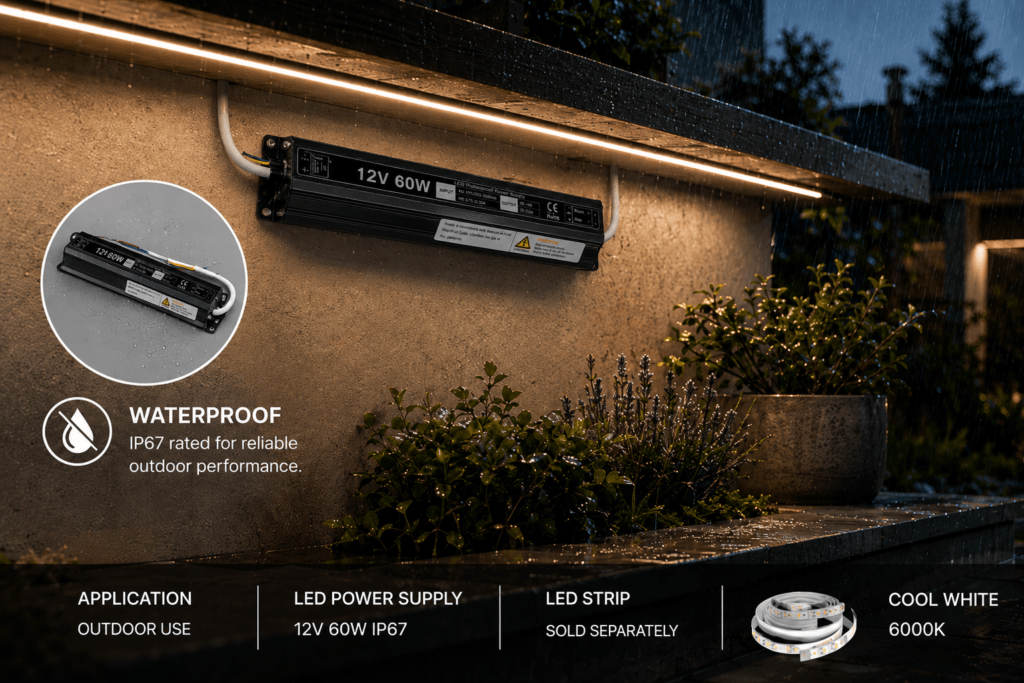led power supply 60 watt 12 volt