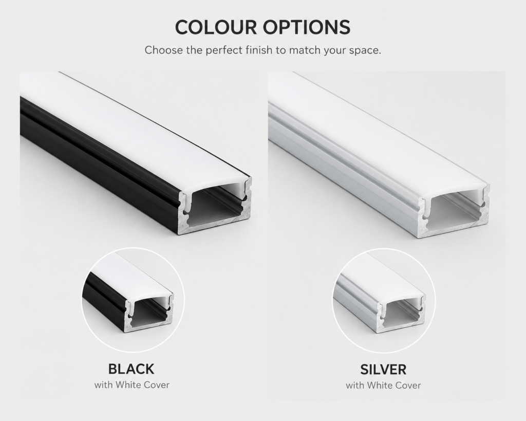 2m led profile slim (surface)
