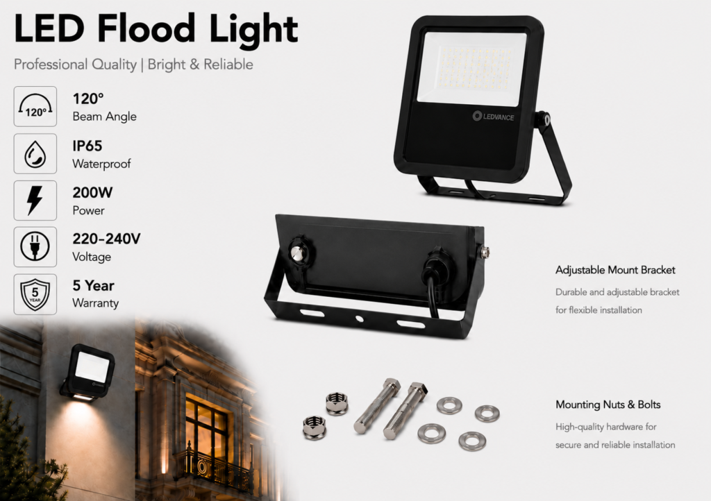 led flood light 200w