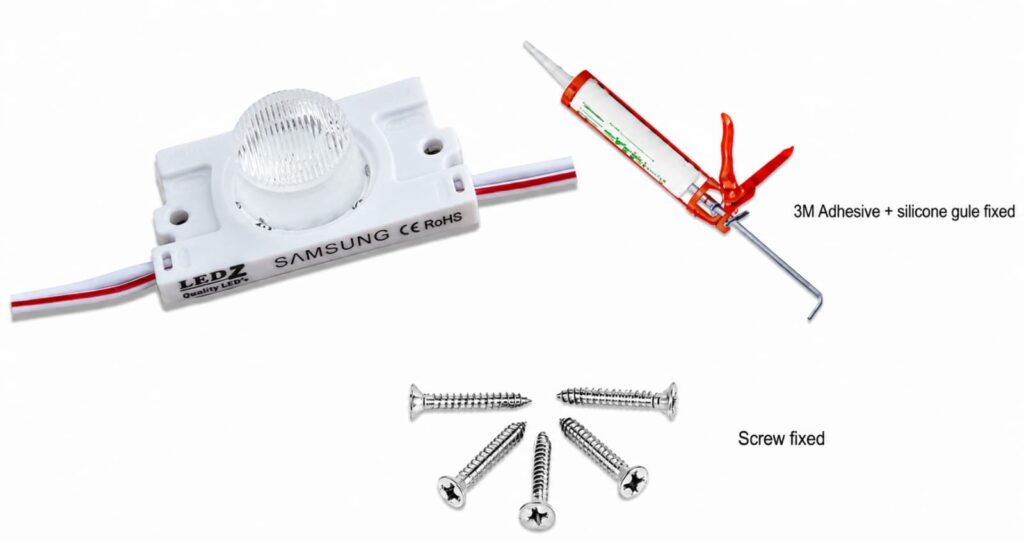 led module / edge lit / 12°×56° / 1.4w / 12v / 6500k white / 5 year warranty