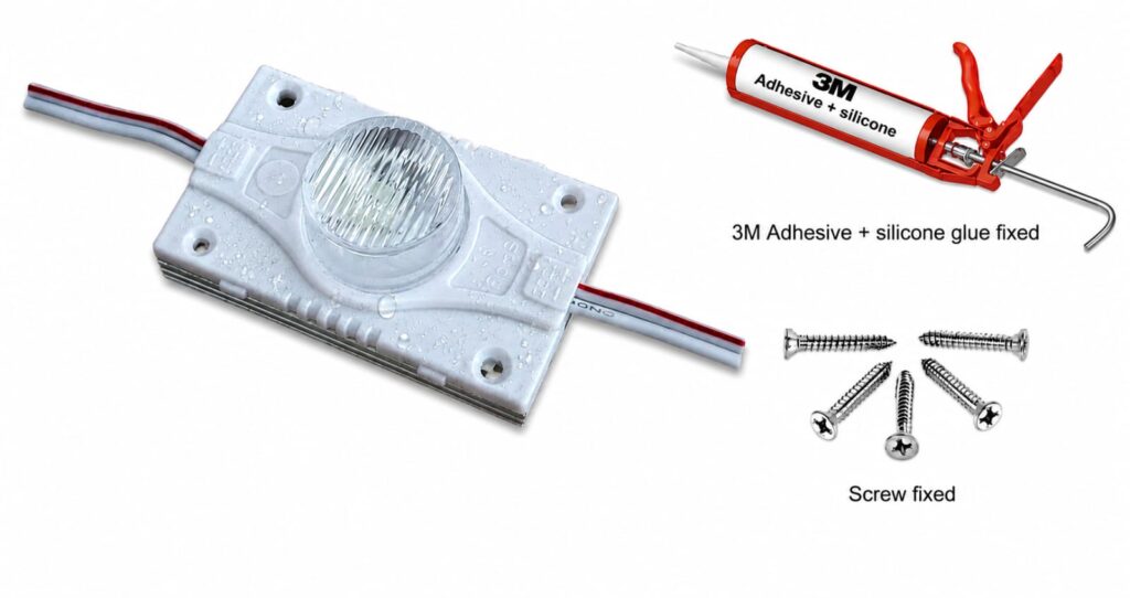 led module / edge lit / 12°×56° / 3w / 12v / 6500k white / 5 year warranty