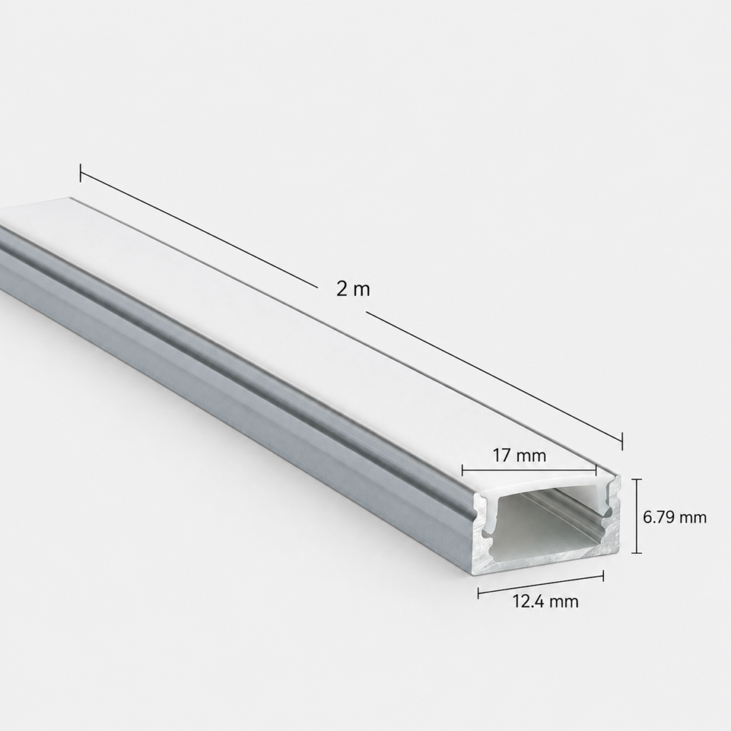 2m led profile slim (surface)