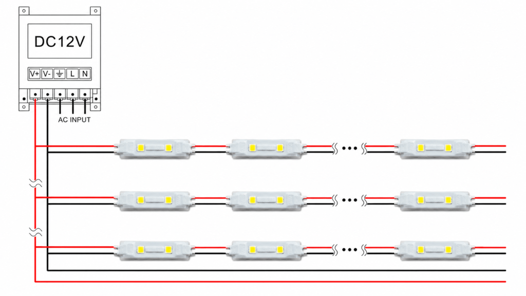 led mini module – 2 chip / 120° / 0.24w / 12v / various colours / ice white / 3 year warranty