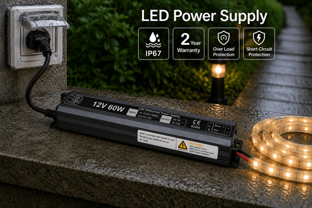 led power supply 60 watt 12 volt