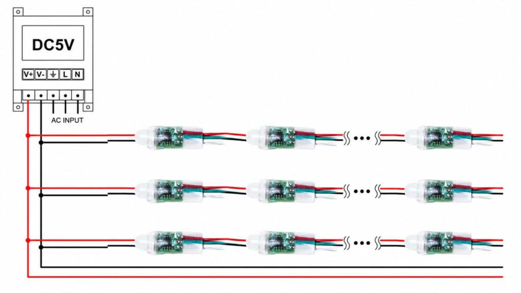 pixels 9mm / 120° / 0.15w / 5v / various colours / 3 year warranty