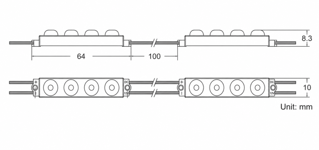 4led module 0.72w 160°