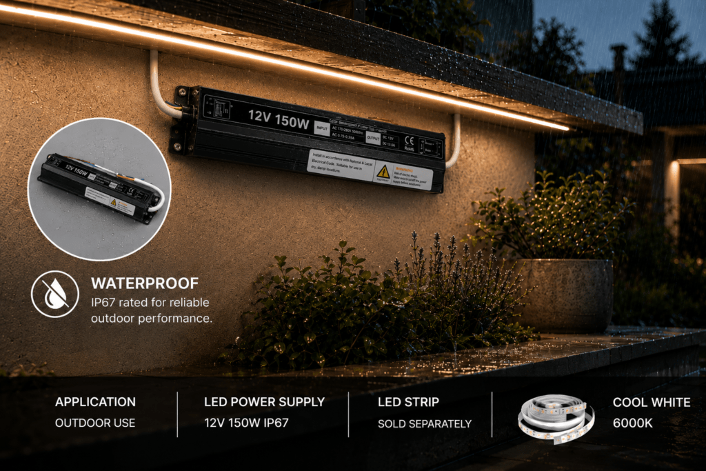 led power supply 150 watt 12 volt