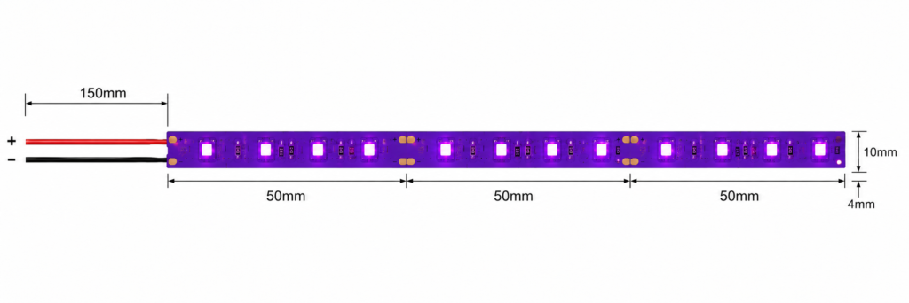 led strip lights / ultra violet / 12v / 12 w/m / ip65 / 3 year warranty