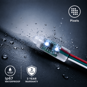 pixels 9mm / 120° / 0.15w / 5v / various colours / 3 year warranty
