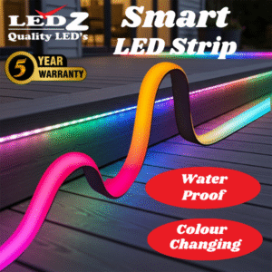 outdoor led strip lights / cob / 24v / 14w/m / colour changing / ip68 / 3 year warranty