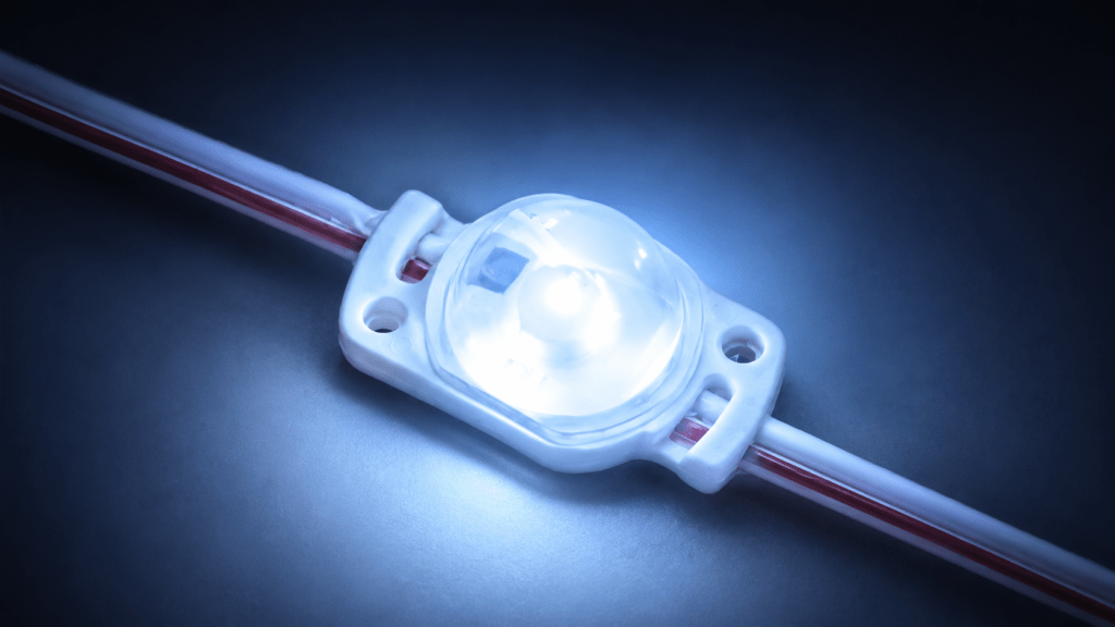 led module 1 chip / 160° / 0.5w / 12v / 9000k 11 000k / ice white / 5 year warranty