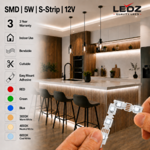 smd | s strip bendable led strip lights | 5w | 12v