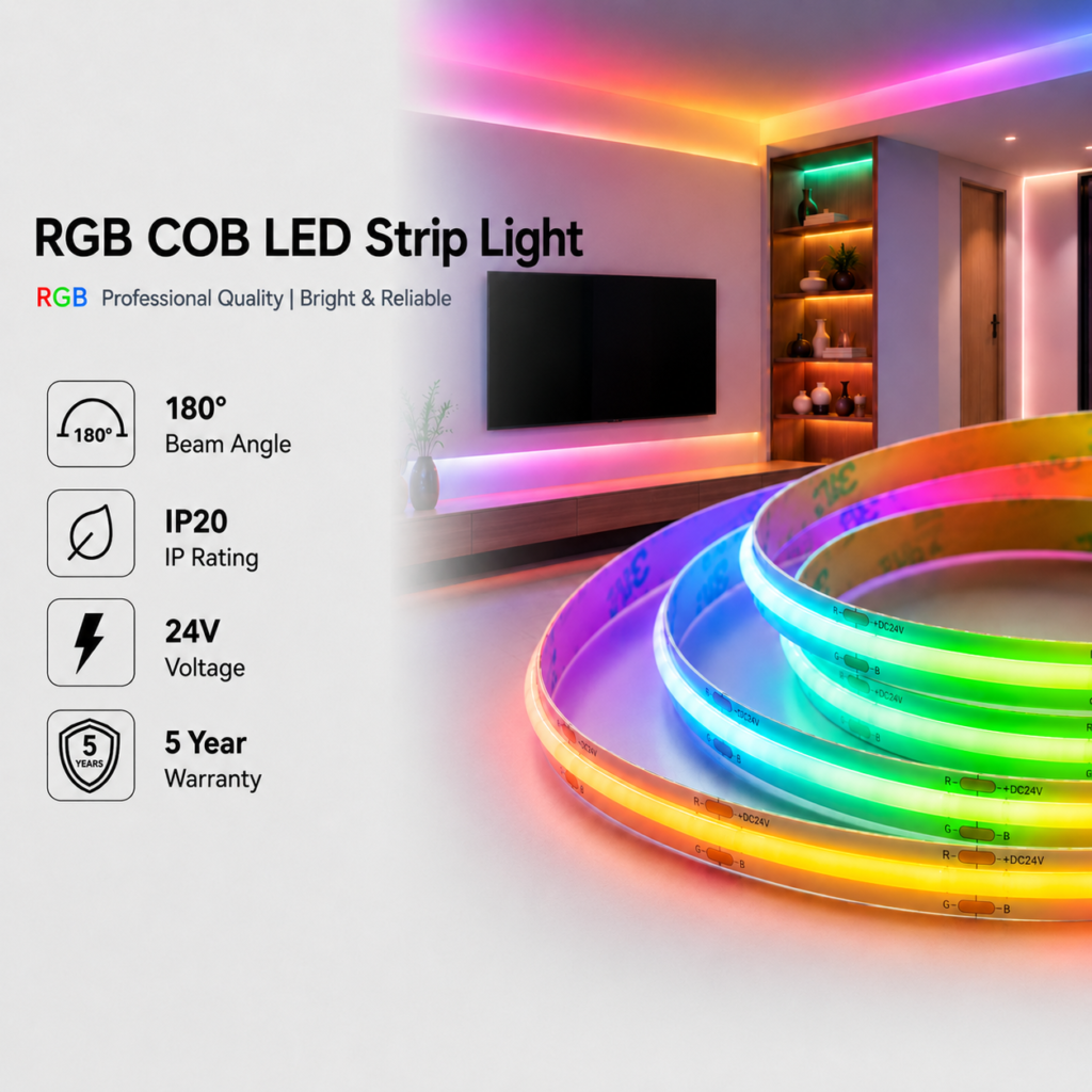 dmx rgb digital led strip lights | rainbow effect | 12v | 12w/m