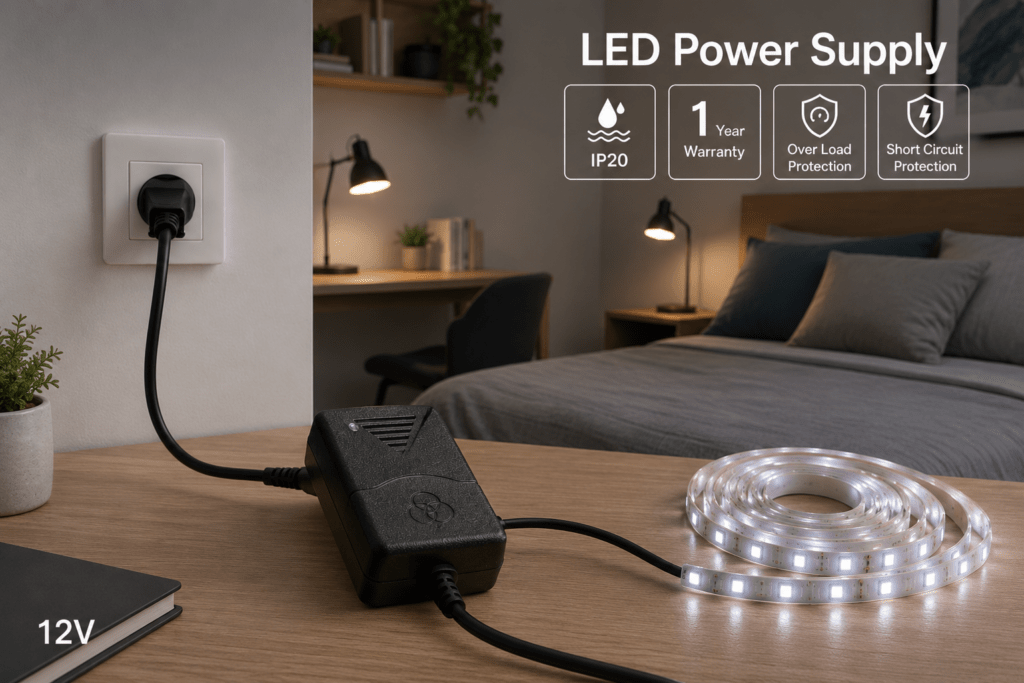 power supply 12 watt 12 volt plug & play