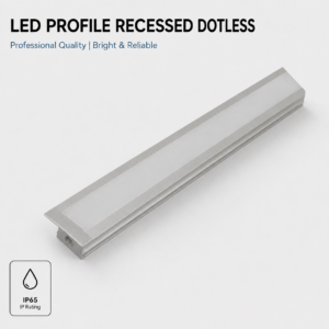 2m led profile dotless (recessed)