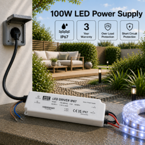 24v driver | power supply | transformer | 100 watt | 3 year warranty