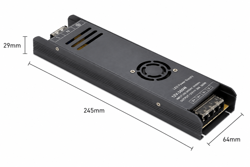 led power supply 350 watt 12 volt