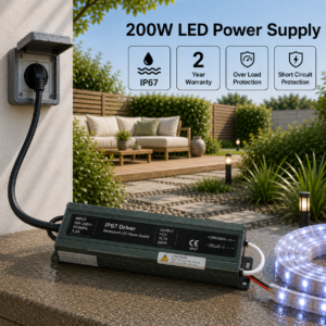 24v driver | power supply | transformer | 200 watt | 2 year warranty