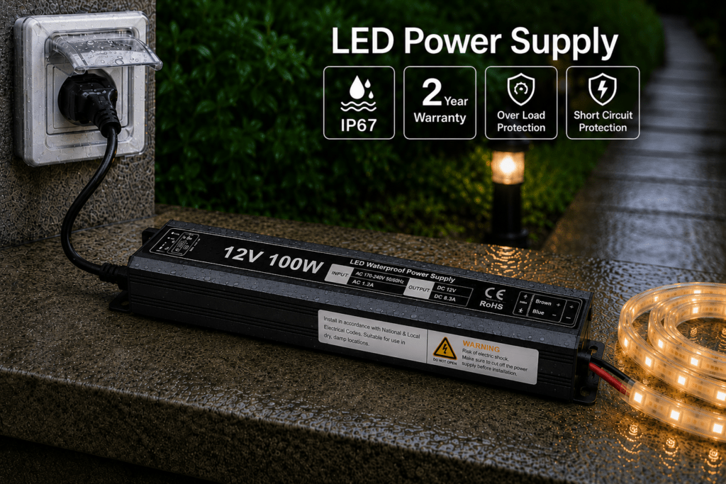 led power supply 100 watt 12 volt