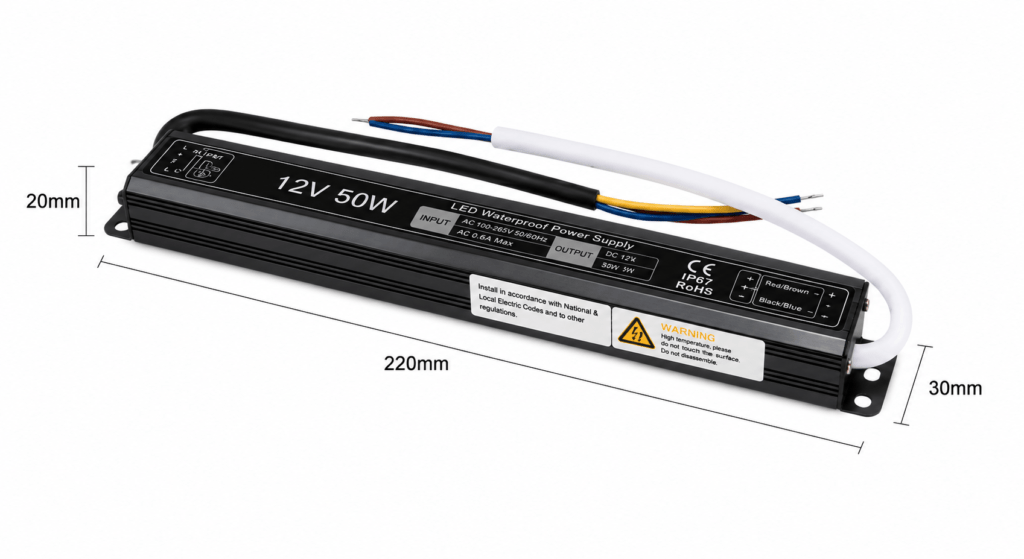 led power supply 50 watt 12 volt