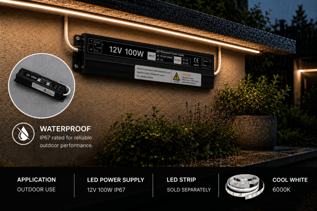 led power supply 100 watt 12 volt