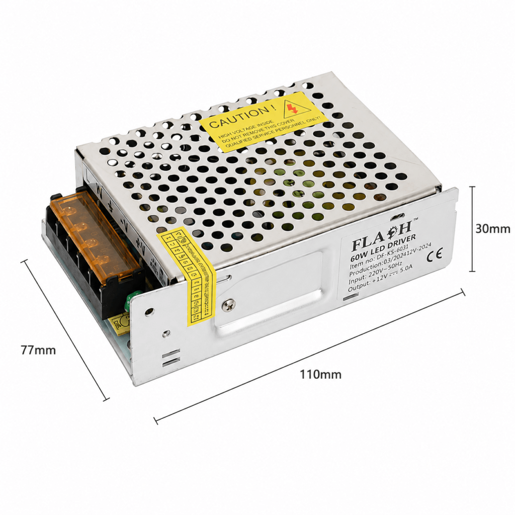 led power supply 60 watt 12 volt