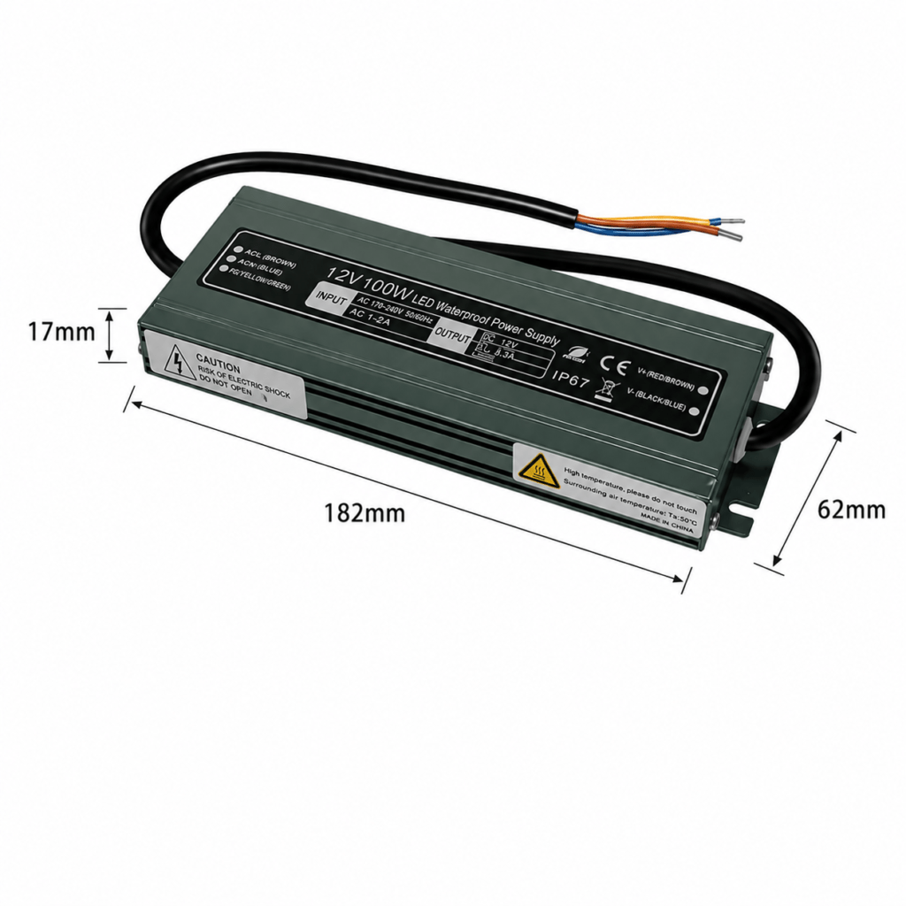 led power supply 100 watt 12 volt