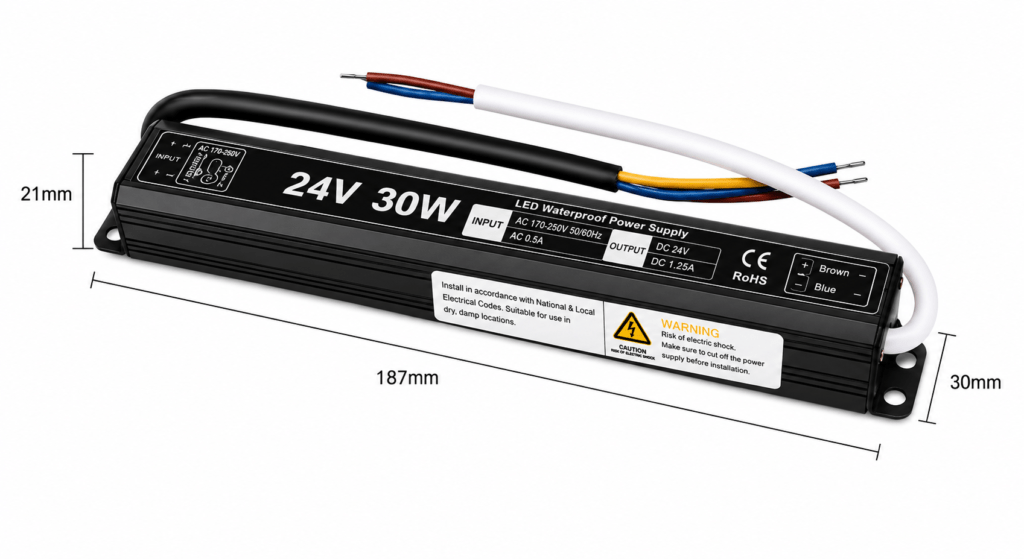led power supply 30 watt 24 volt