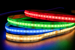 led strip lights / cob / 24v / 8w/m / warm / natural / cool white / ip20 / 5 year warranty
