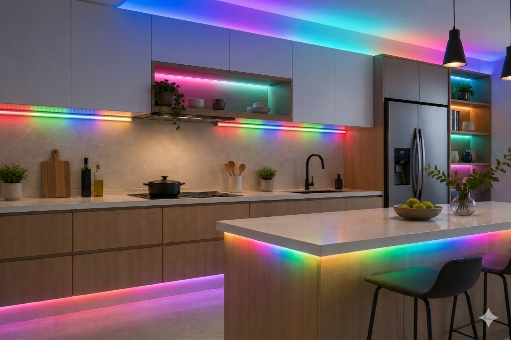 indoor led strip lights / cob / 24v / 14w/m / colour changing / ip22 / 5 year warranty