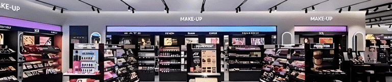 This is a picture of an example of a shop using LED Track Lights, Strip Lights etc