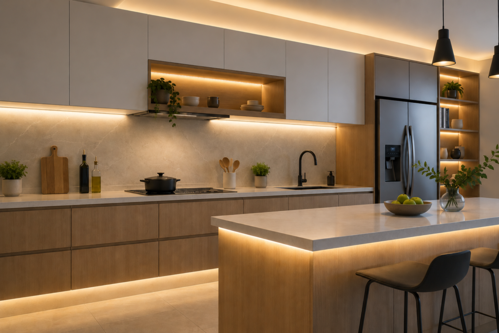 led strip lights / cob / 24v / 8w/m / warm / natural / cool white / ip20 / 5 year warranty