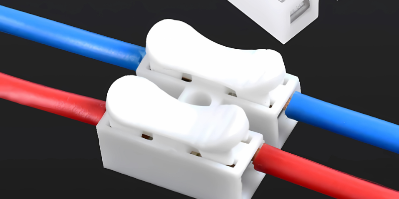 This is a picture of a 2 core wire connector