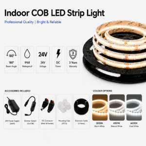 led strip light kit waterproof decks, gardens, patios, pathways