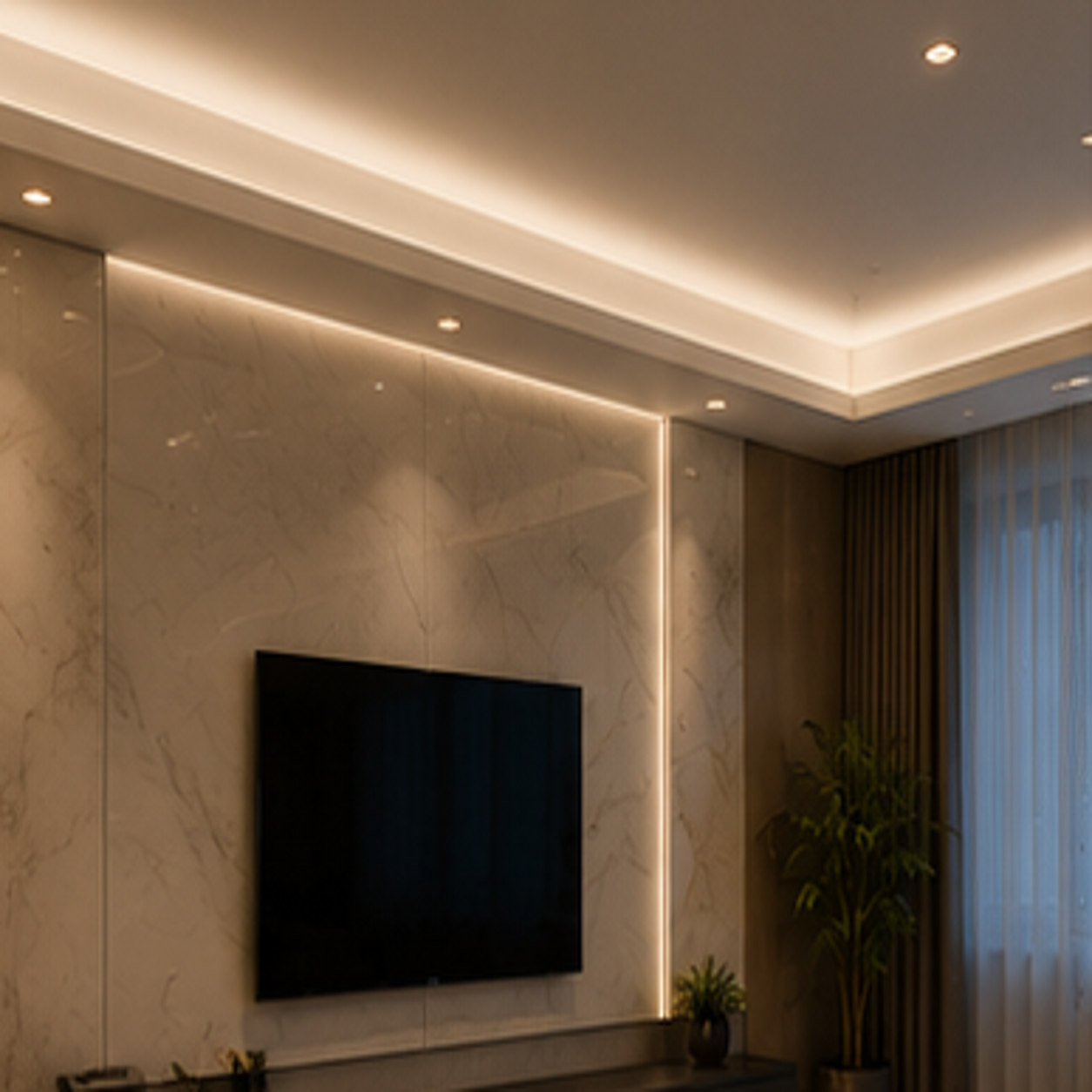 diy led strip light kit | indoor under counter, shelving & display lighting