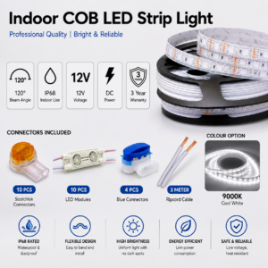 led strip light kit waterproof 12volt boats, camping & outdoor