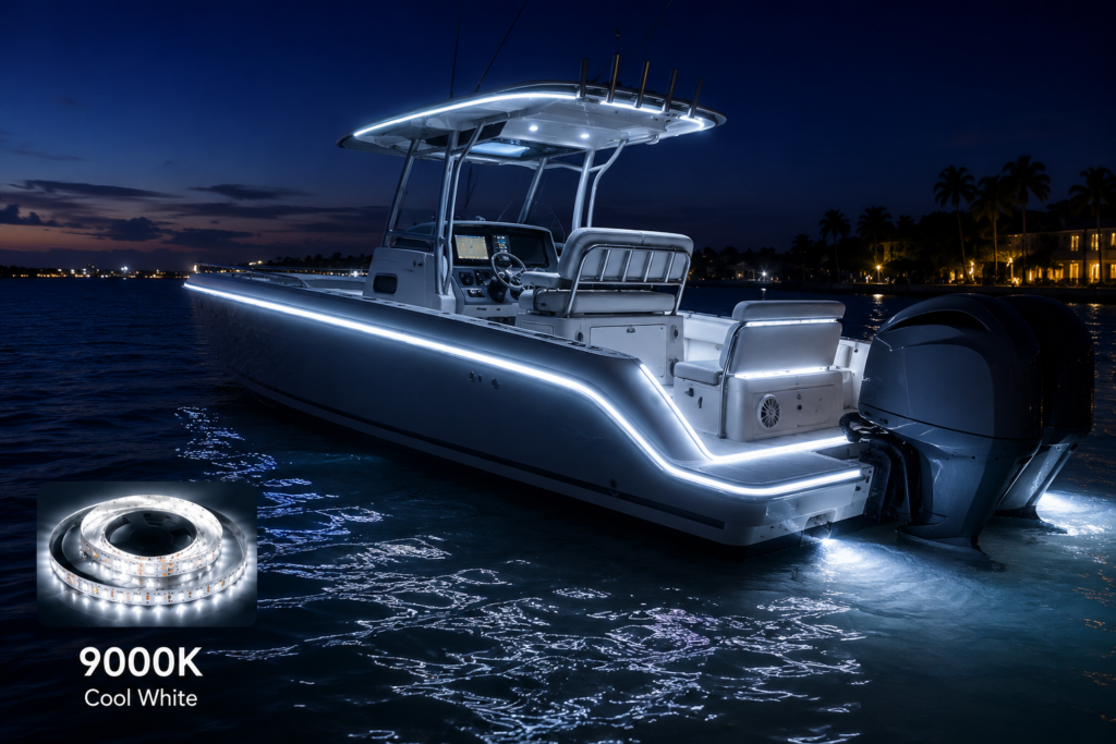 led strip light kit waterproof 12volt boats, camping & outdoor