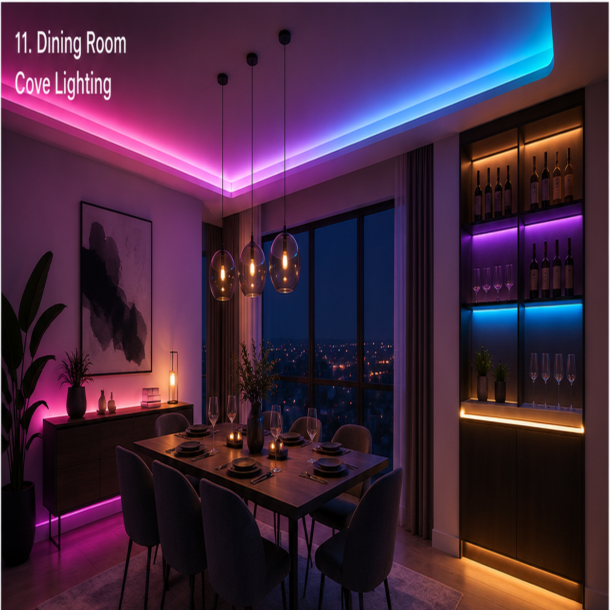 diy rgb led strip light diy kit | colour changing | rooms, bedrooms & gaming setups