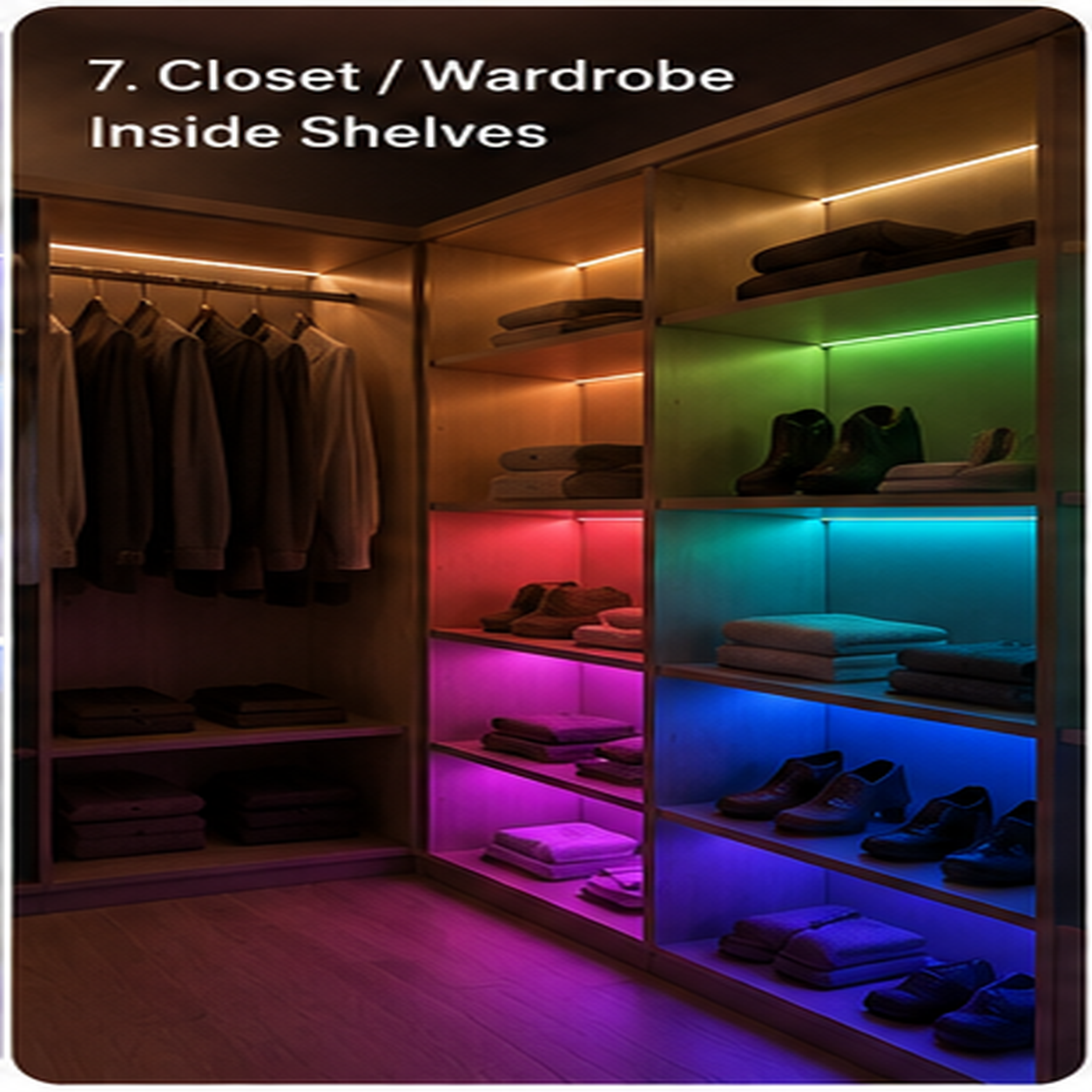 diy rgb led strip light diy kit | colour changing | rooms, bedrooms & gaming setups