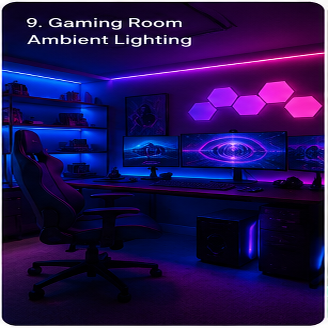 diy rgb led strip light diy kit | colour changing | rooms, bedrooms & gaming setups
