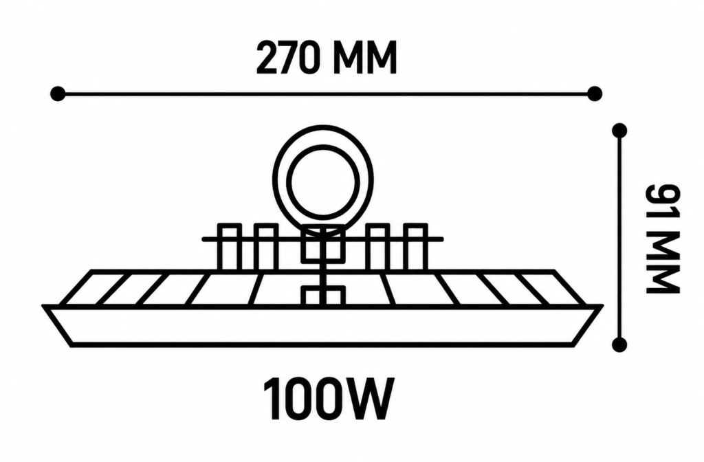 led hibay 100w prime g3 3cct range / 14 000lm / 3 year warranty