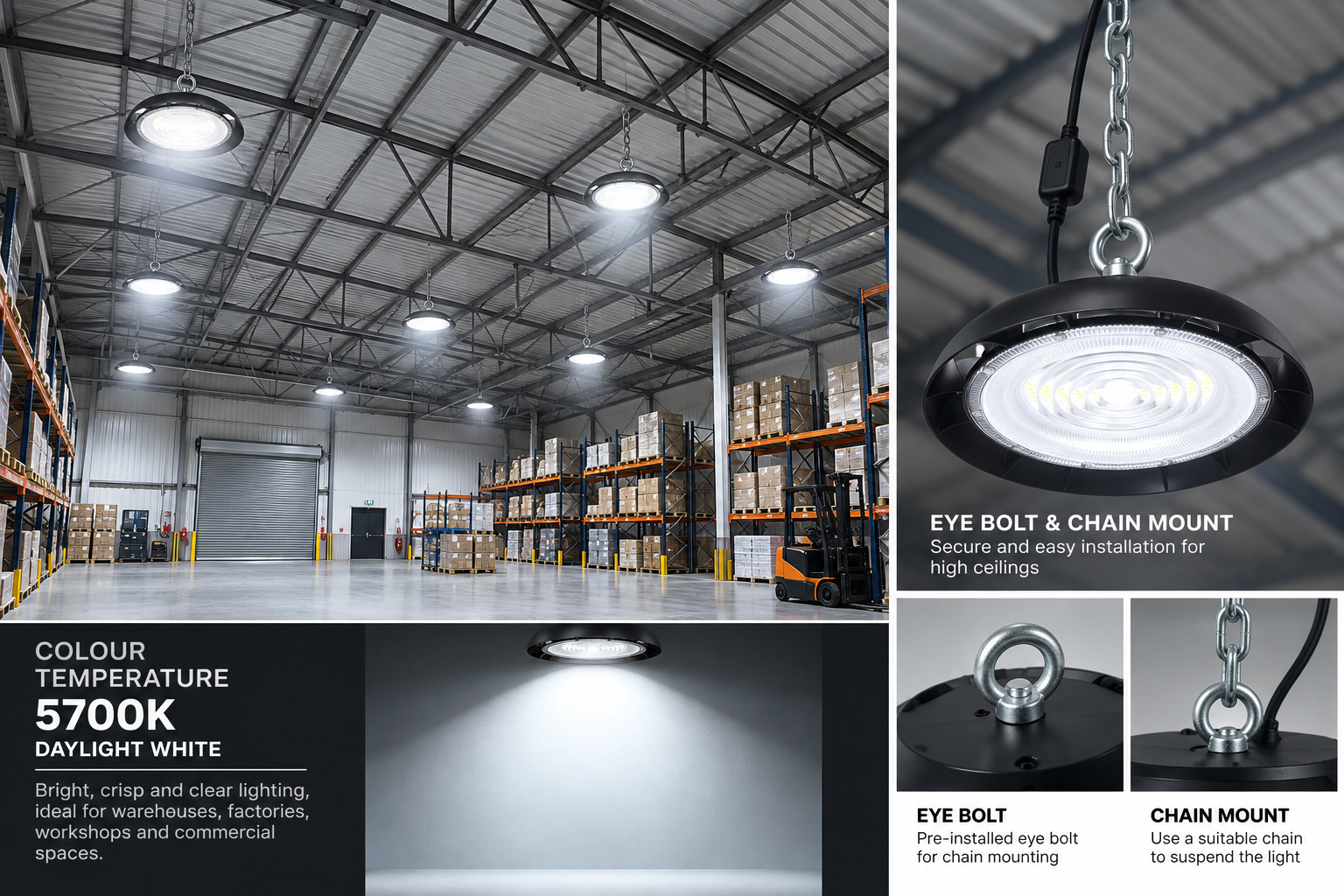 led hibay 100w prime g3 3cct range / 14 000lm / 3 year warranty