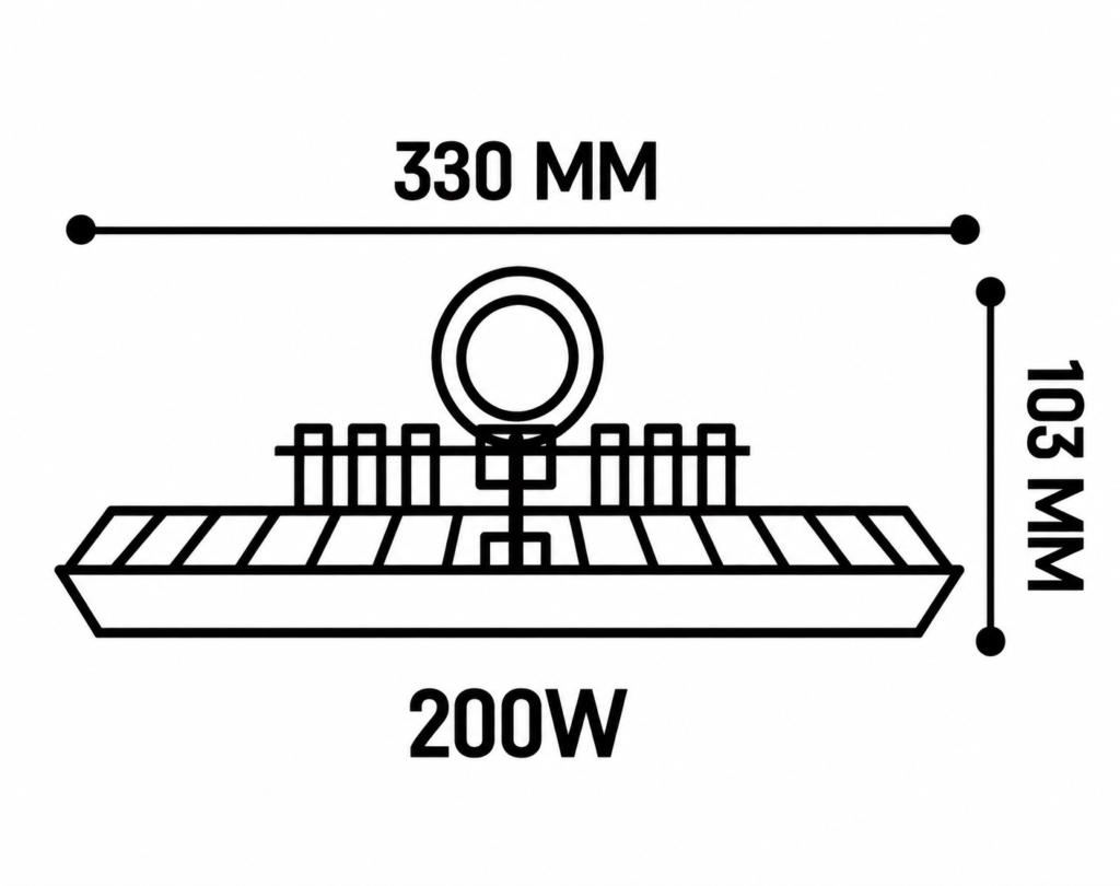 led hibay 200w prime g3 3cct range / 24 000lm / 3 year warranty