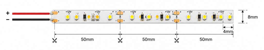 led strip lights / smd / 12v / 5.8w/m / 3000k / 4000k / 6000k / ip20 / 3 year warranty