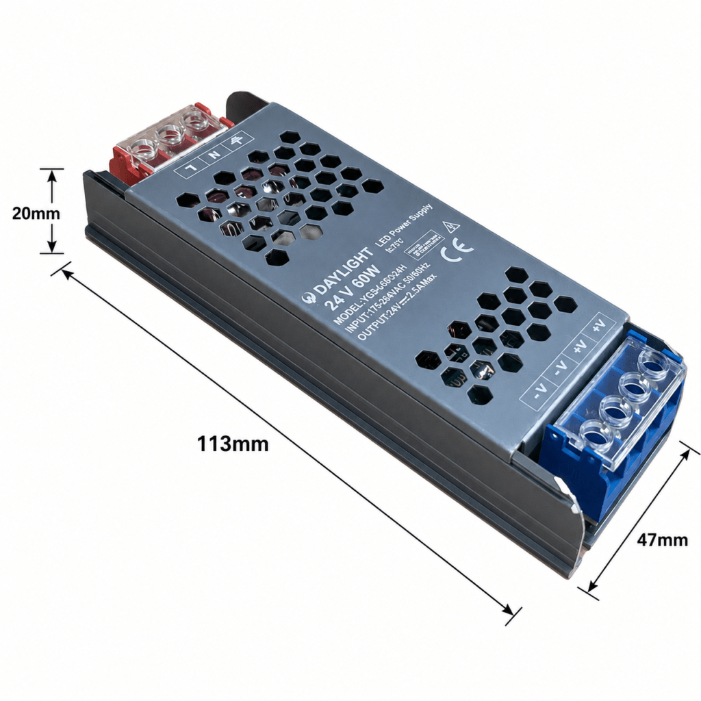 led power supply 60 watt 12 volt