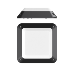 aluminium round bulkhead square 12w/16w/18w bunker ip65
