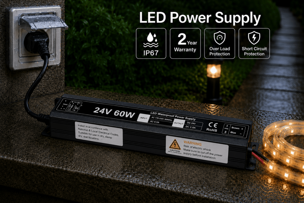 led power supply 60 watt 24 volt
