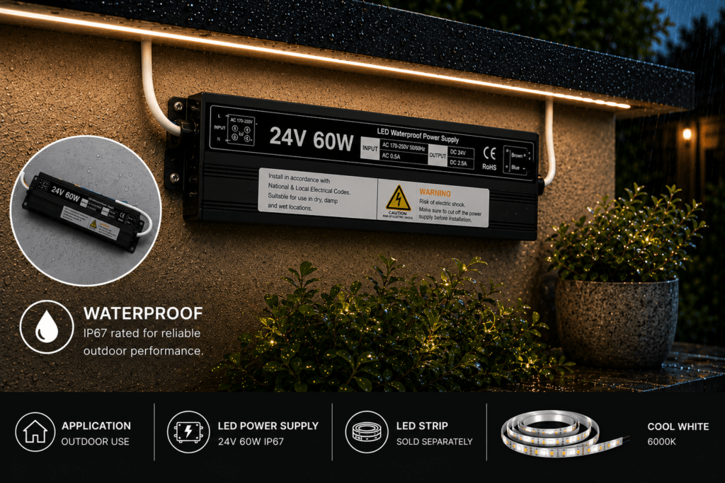 led power supply 60 watt 24 volt