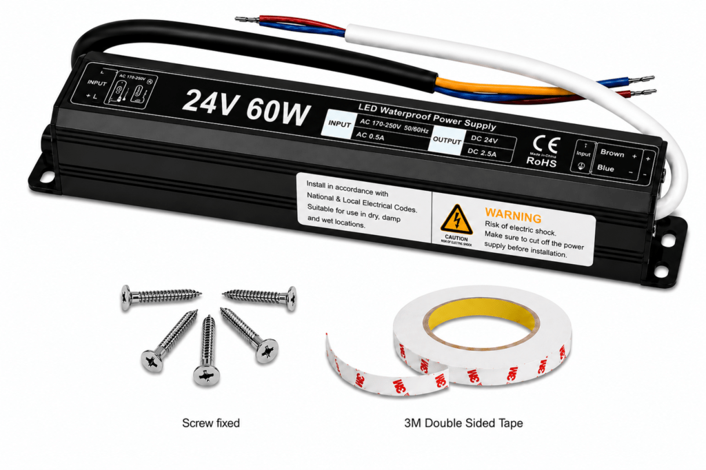 led power supply 60 watt 24 volt